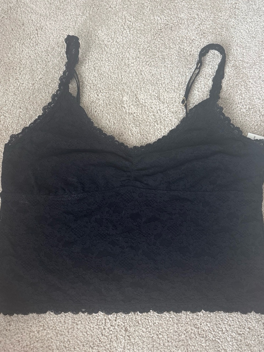 Aerie Black Lace Camisole